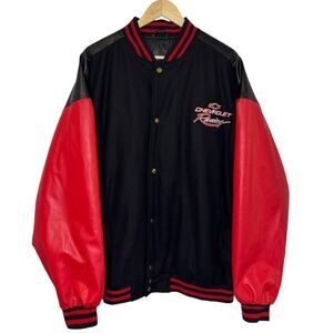 Vintage Steve & Barry’s Chevrolet Racing Bomber Jacket